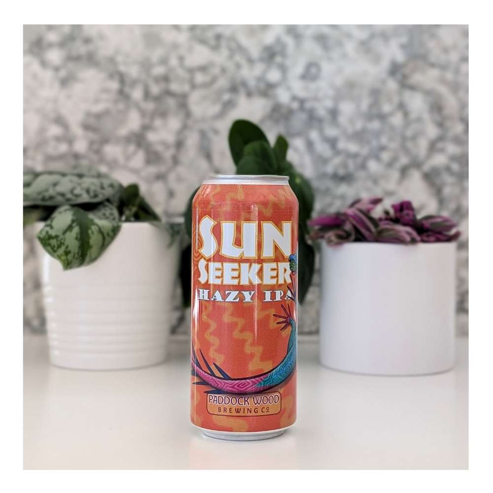 Sun Seeker Hazy IPA by Paddock Wood Brewing Co., beer label