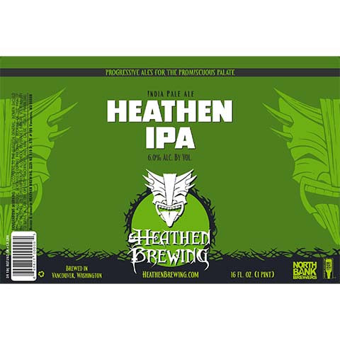 Heathen IPA by Heathen Brewing, beer label