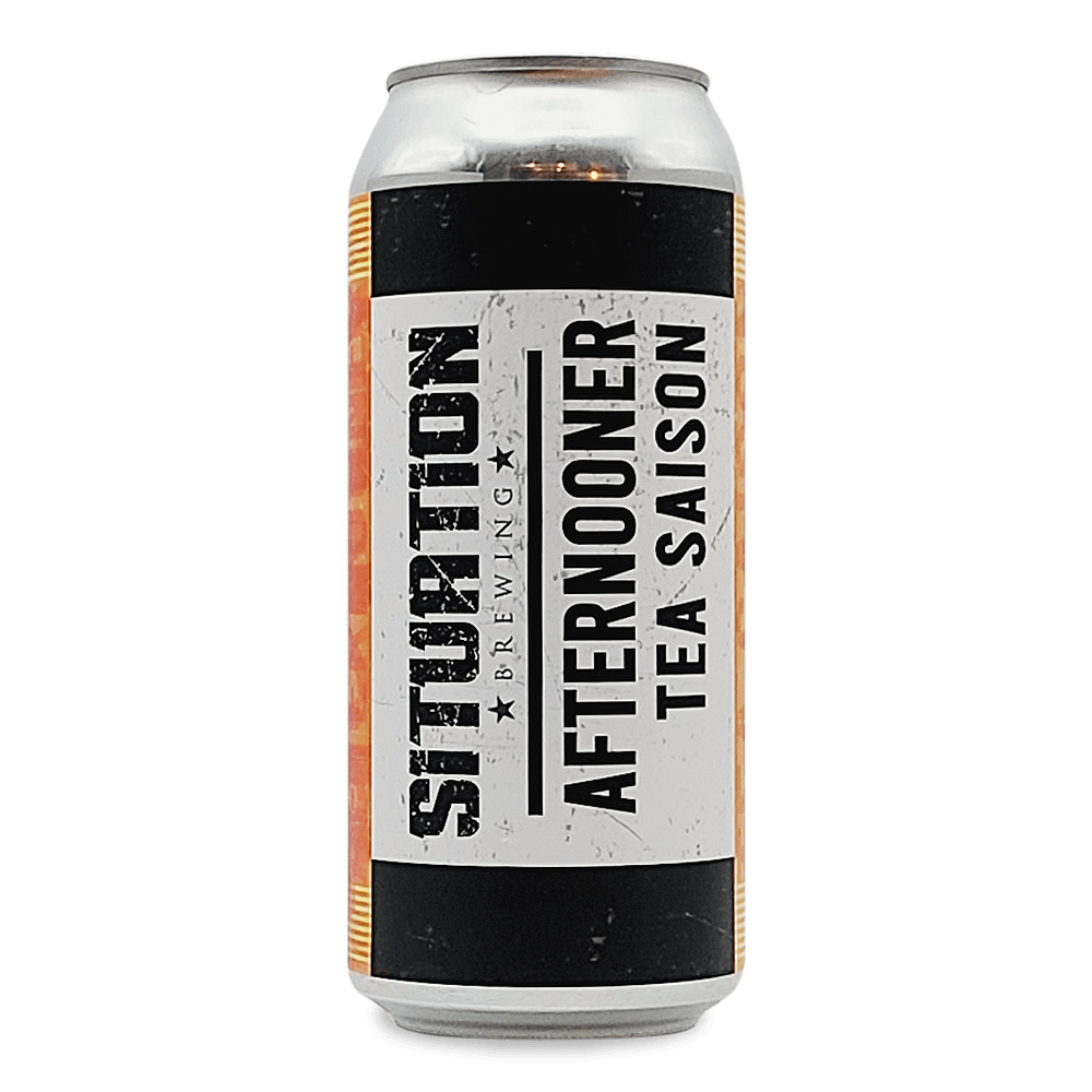 Afternooner Tea Saison by Situation Brewing, beer label