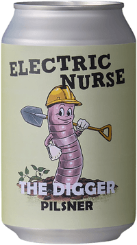 Electric Nurse The Digger by Brewtrade Sweden, beer label