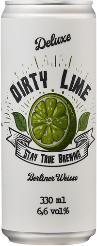 Stay True Brewing Dirty Lime Deluxe by Stay True Brewing AB, beer label