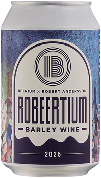 Robeertium by Beerium Kraftölsbryggeri, beer label