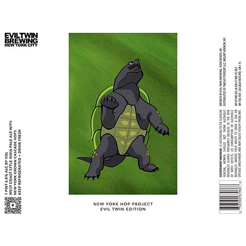 Evil Twin New York hop Project Evil Twin Edition IPA by Evil Twin Brewing, beer label
