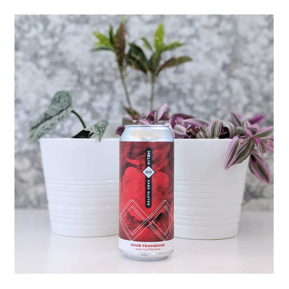 Gluten-Free Sour Framboise Raspberry Sour by Helix - Bière Sans Gluten, beer label