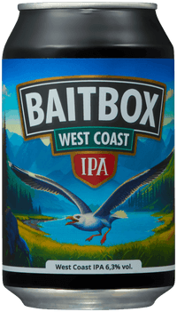 Baitbox by Fjällbryggarna AB, beer label