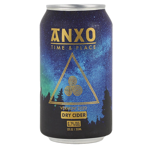 Anxo Time & Place: Vermont 2020 Dry Cider by ANXO Cider, beer label