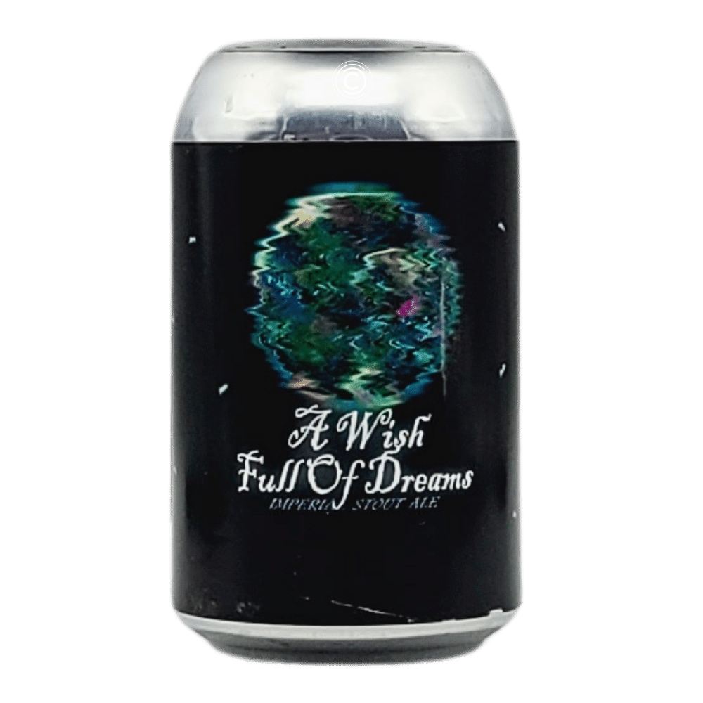 A Wish Full of Dreams Black Imperial Stout by White Pony Microbrewery, beer label