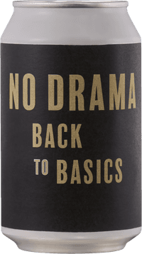 No drama Back to basics by Brewhuslän, beer label