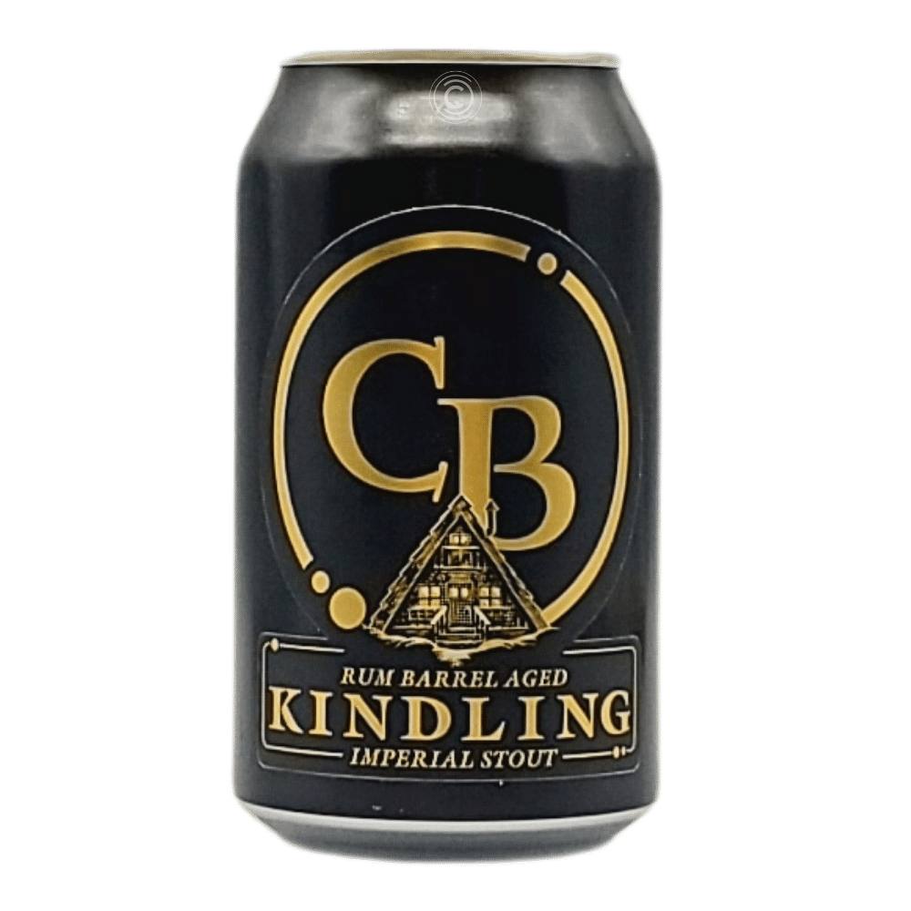 Rum Barrel-Aged Kindling Imperial Stout by Cannery Brewing, beer label
