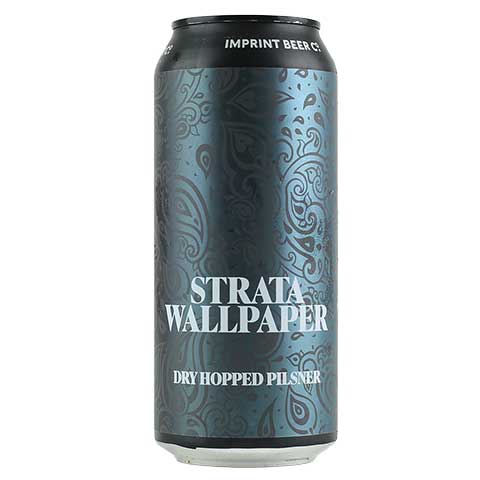 Imprint Strata Wallpaper Pilsner by Imprint Beer Company, beer label