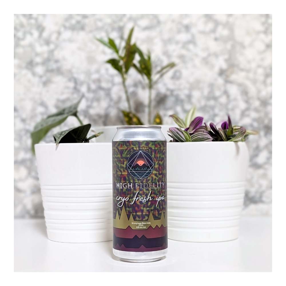High Fidelity Cryo Fresh IPA by Polyrhythm Brewing, beer label