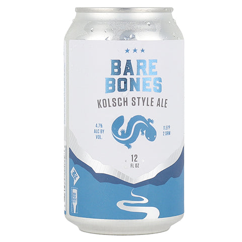 Hellbender Bare Bones Kolsch by Hellbender Brewing Company, beer label