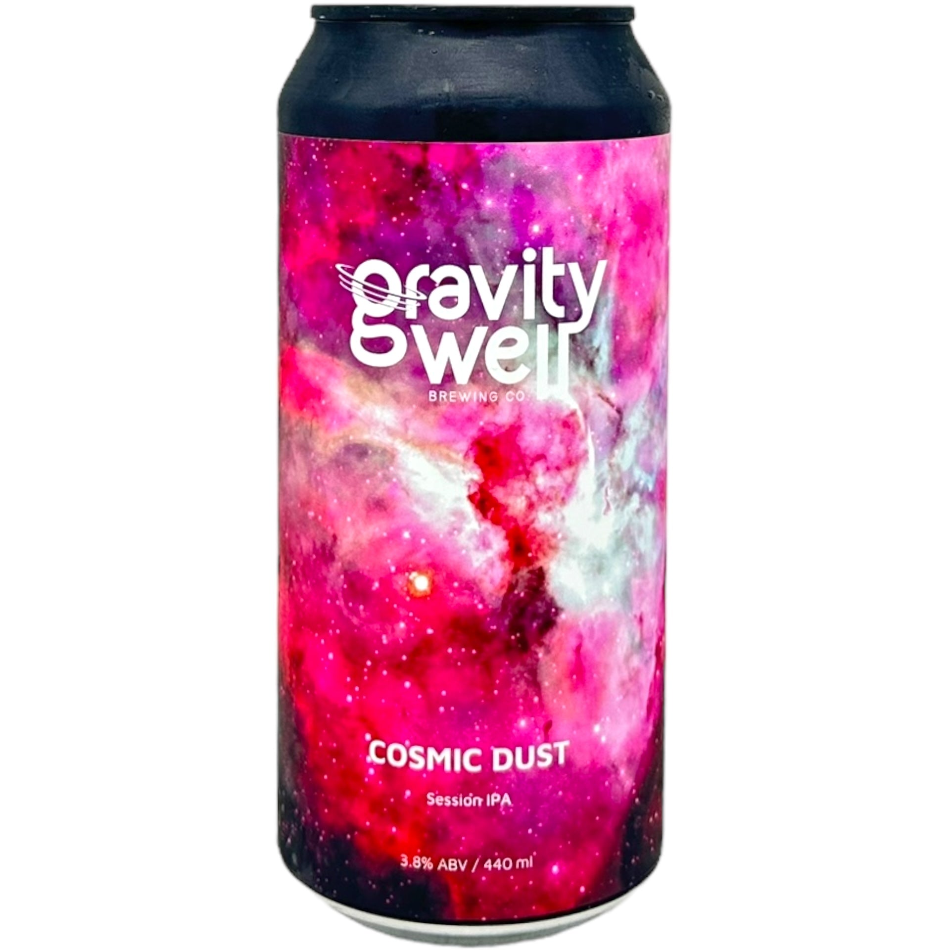 Gravity Well Cosmic Dust by Gravity Well Brewing Co., beer label