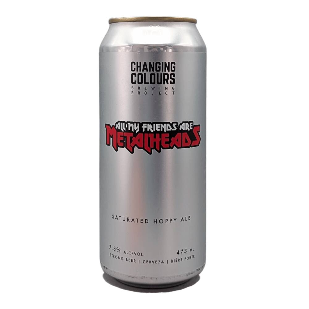 All My Friends Are Metalheads Hazy IPA by Changing Colours Brewing Project, beer label