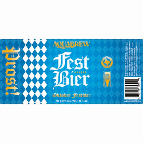 Aquabrew Fest Bier Oktober Festbier by Aquabrew, beer label