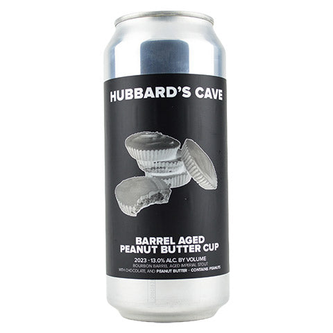 Hubbard's Cave Barrel Aged Peanut Butter Cup Imperial Stout by Hubbard's Cave, beer label