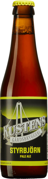 Styrbjörn by Kustens Gårdsbryggeri, beer label
