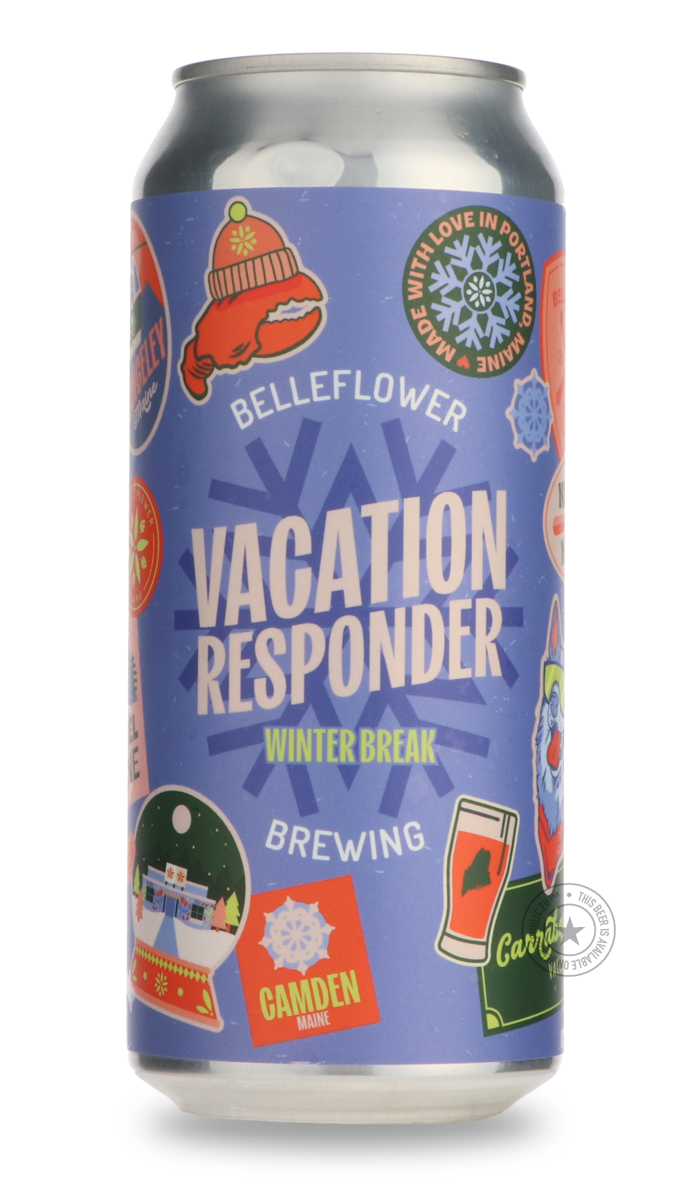 Vacation Responder by Belleflower Brewing, beer label