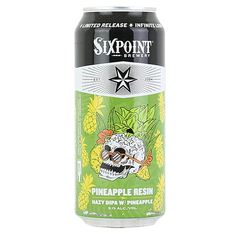 Sixpoint Pineapple Resin DIPA by Sixpoint Brewery, beer label