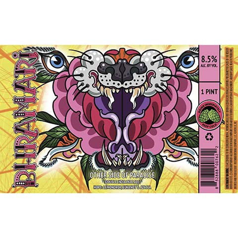 Bhramari Other Side Of Paradise DIPA by Hivemind Brewing, beer label