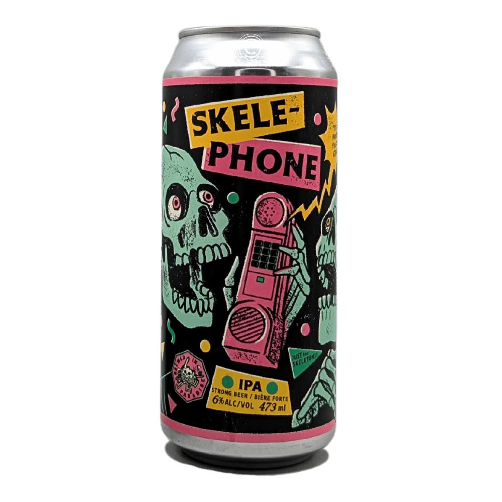 Skelephone Hazy IPA by Banished Brewing Limited, beer label