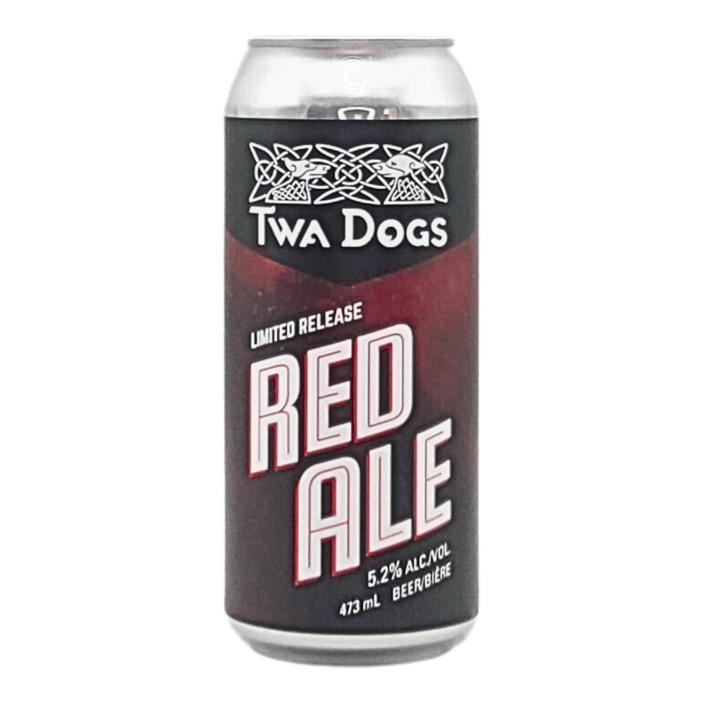 Red Ale by Twa Dogs Brewery, beer label