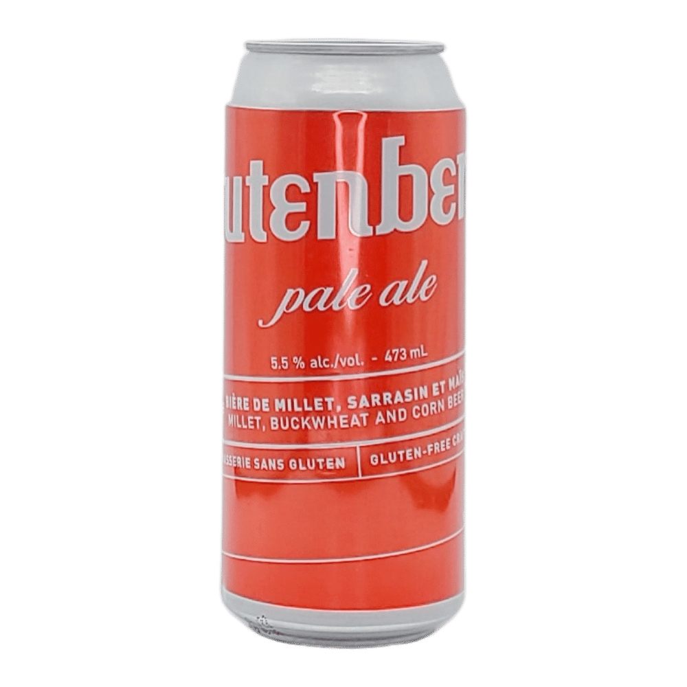 Gluten-Free Pale Ale by Glutenberg Craft Brewery, beer label