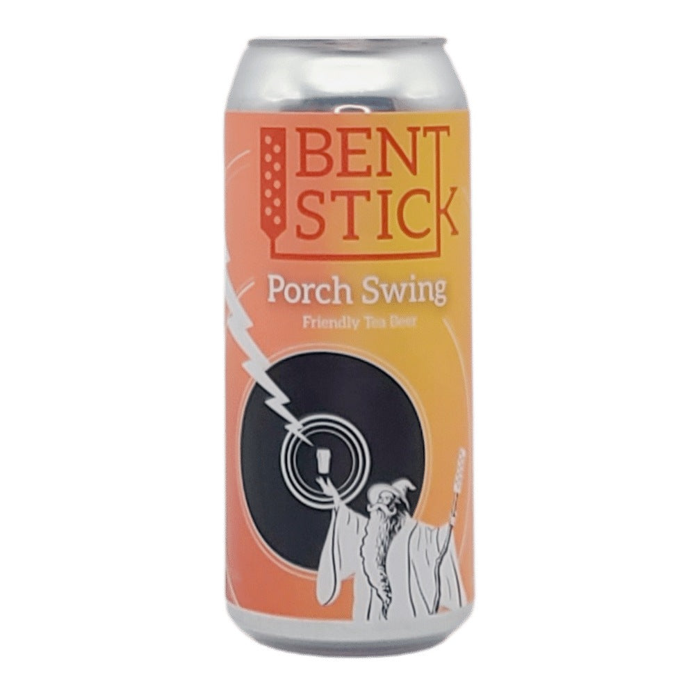 Porch Swing Friendly Tea Beer by Bent Stick Brewing Co., beer label