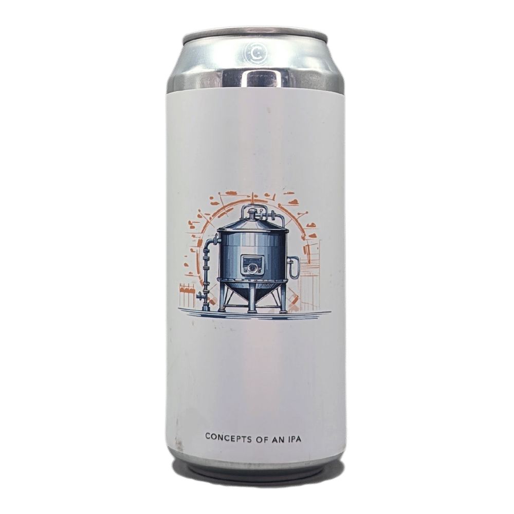 CONCEPTS OF AN IPA Hazy IPA by Evil Twin Brewing NYC, beer label
