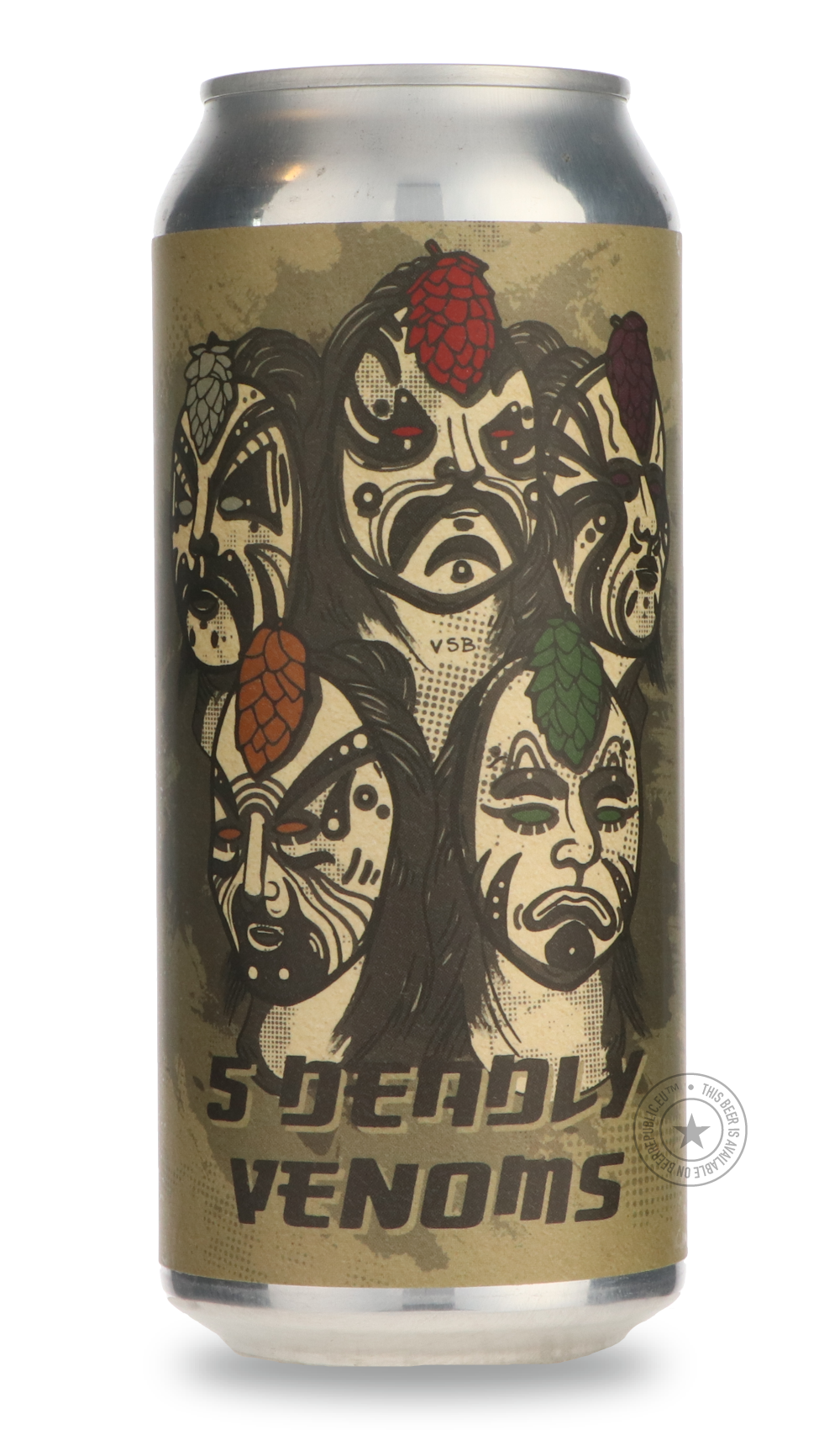 Five Deadly Venoms by Vitamin Sea Brewing, beer label