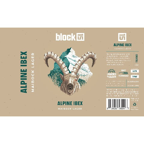 Block 15 Alpine Ibex Maibock Lager by Block 15, beer label