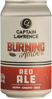 Burning Amber by Captain Lawrence Brewing Company, beer label
