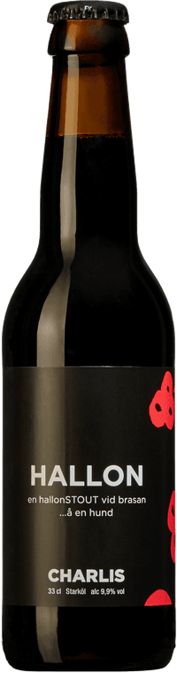 Hallon by Charlis Brygghus, beer label