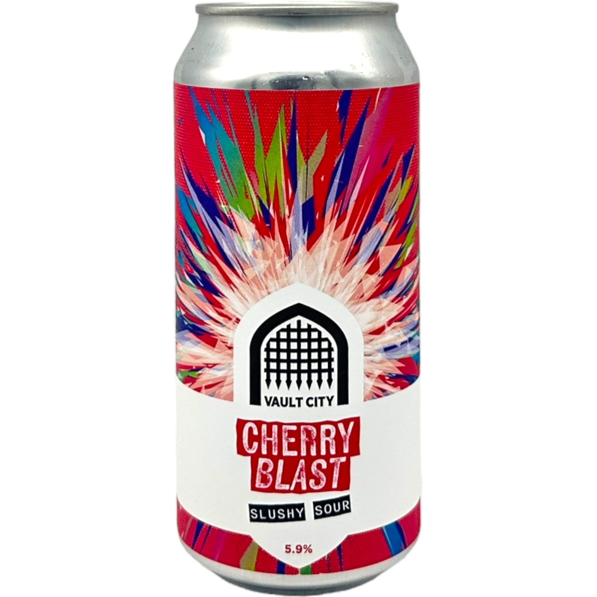Vault City Cherry Blast Slushy Sour by Vault City Brewing Ltd., beer label