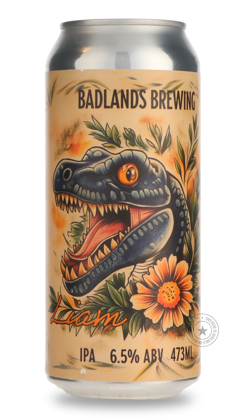 Liam by Badlands Brewery, beer label