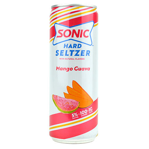 Sonic Mango Guava Hard Seltzer by Sonic, beer label