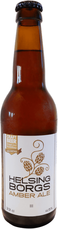 Amber Ale by Helsingborgs Bryggeri, beer label