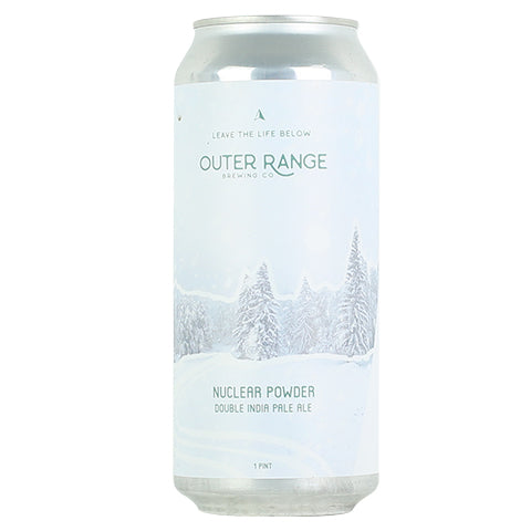 Outer Range In Nuclear Powder DIPA by Outer Range Brewing Co, beer label