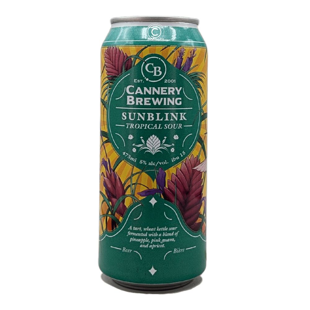 Sunblink: Tropical Sour by Cannery Brewing, beer label