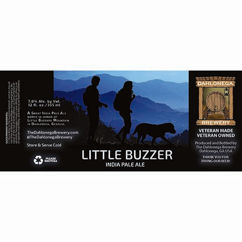 Dahlonega Little Buzzer IPA by The Dahlonega Brewery, beer label