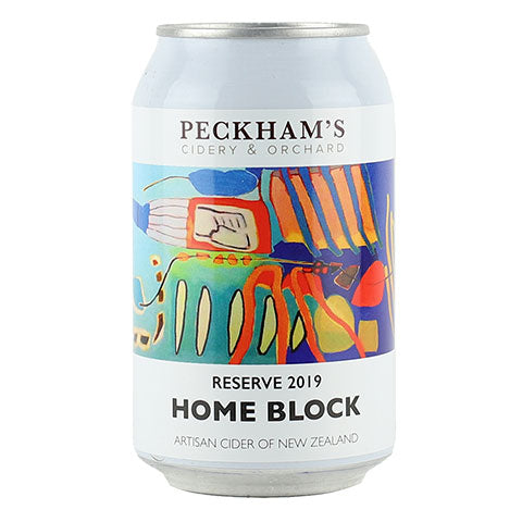 Peckham's Home Block Reserve Cider (2019) by Peckham's Cider, beer label