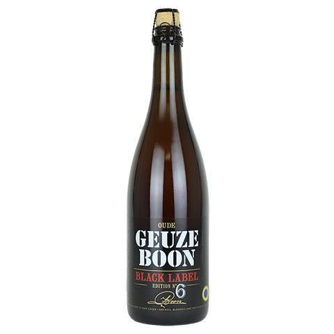 Oude Geuze Boon Black Label Sixth Edition by Brouwerij Boon, beer label