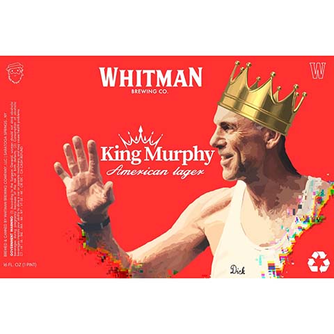 Whitman King Murphy Lager by Whitman Brewing, beer label