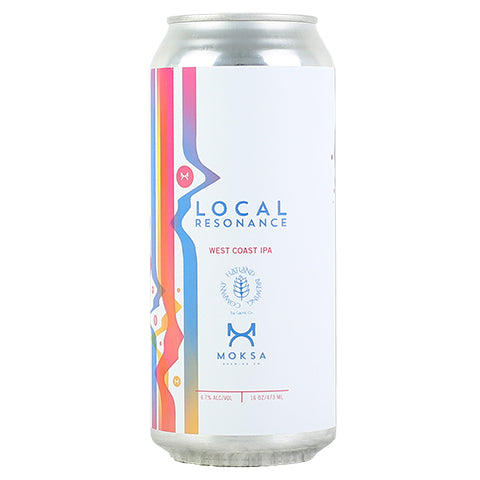 Moksa/Flatland Local Resonance IPA by Moksa Brewing Co, beer label
