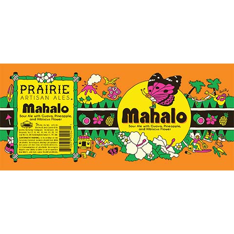 Prairie Mahalo Sour by Prairie Artisan Ales, beer label
