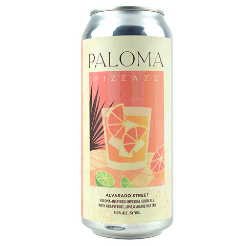 Alvarado Street Paloma Pizzazz Sour by Alvarado Street Brewery, beer label