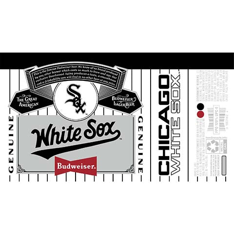 Budweiser Chicago White Sox by Anheuser-Busch, beer label