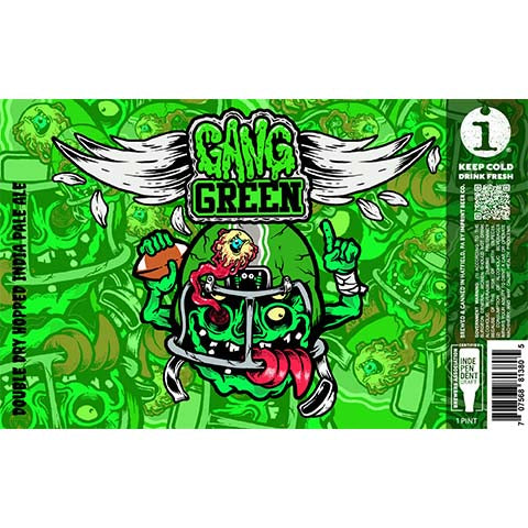 Imprint Gang Green DDH IPA by Imprint Beer Company, beer label