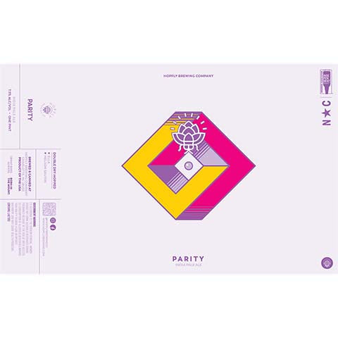 Hopfly Parity IPA by HopFly Brewing Company, beer label