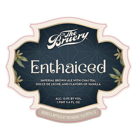 Bruery Enthaiced Imperial Brown Ale by The Bruery, beer label